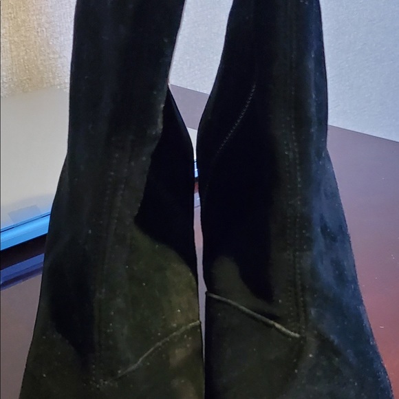 Nine west black leather bootie zipper - Picture 7 of 11